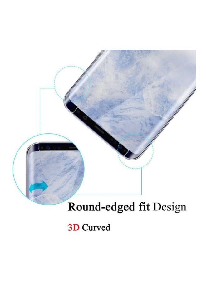 Tempered Glass Screen Protector For Samsung Galaxy Note 8 Grey