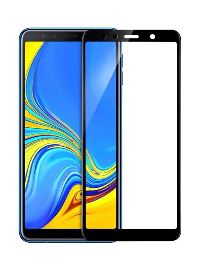 Muzz 5D Tempered Glass Screen Protector For Samsung Galaxy A9 (2019) Clear/Black - Image 1