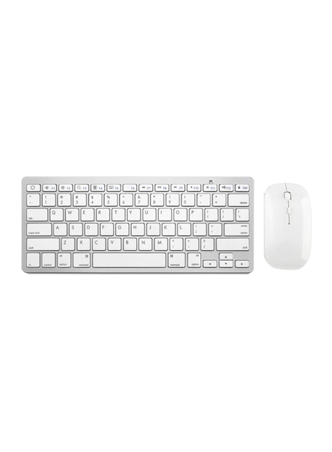 Genuine - Wireless Desktop Keyboard Mouse Combo Gn-Km232W White - Image 1