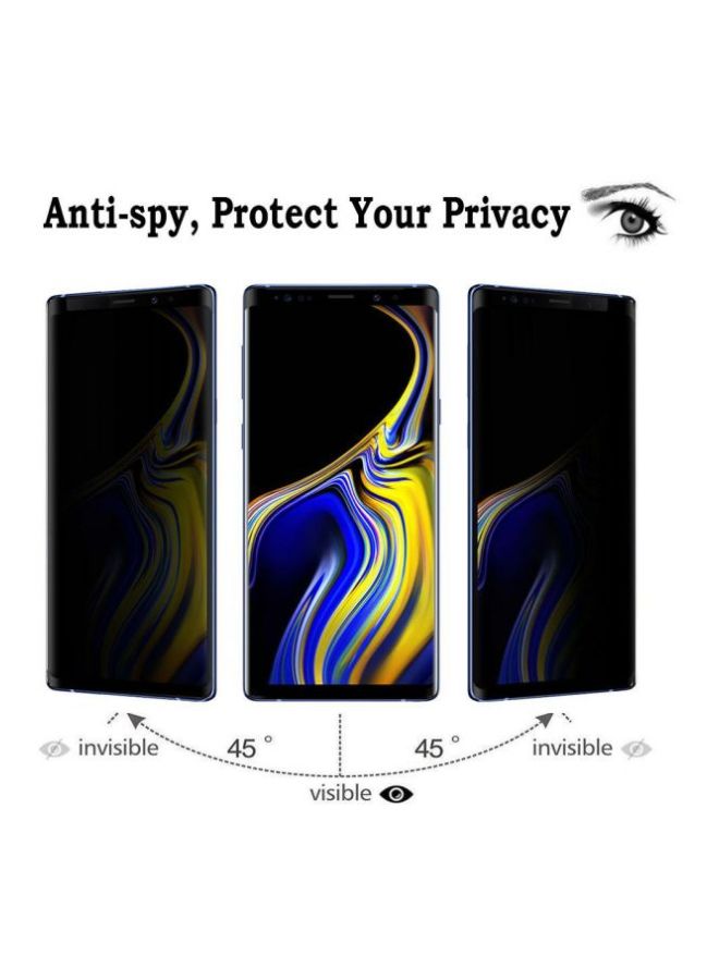 Muzz 5D Privacy Tempered Glass Screen Protector For Samsung Galaxy Note 9 Grey - Image 2