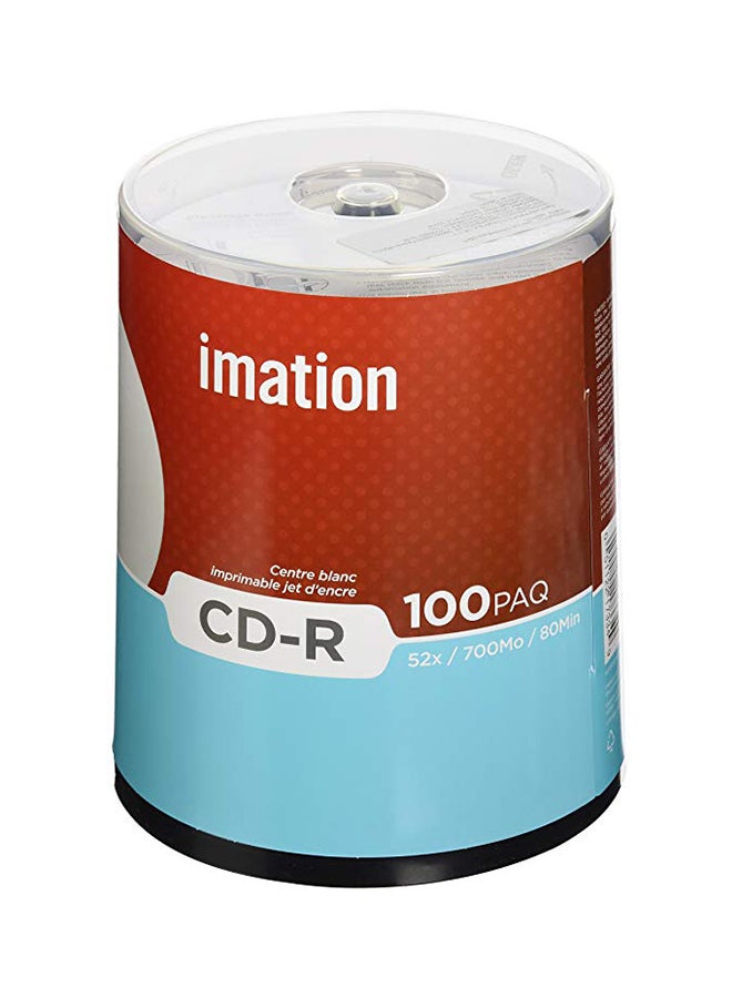 imation - Imation Cd-R 52X 100 Pack Spindle - Image 1