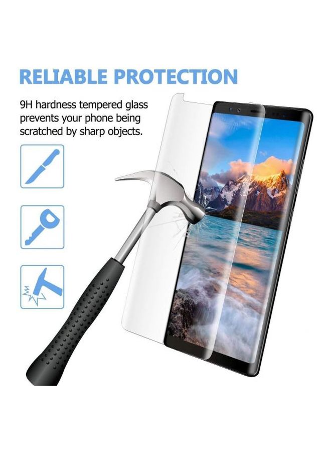 Tempered Glass Screen Protector For Samsung Galaxy Note 8 Grey