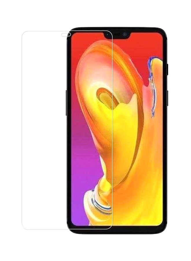 Muzz Tempered Glass Screen Protector For OnePlus 6 Clear