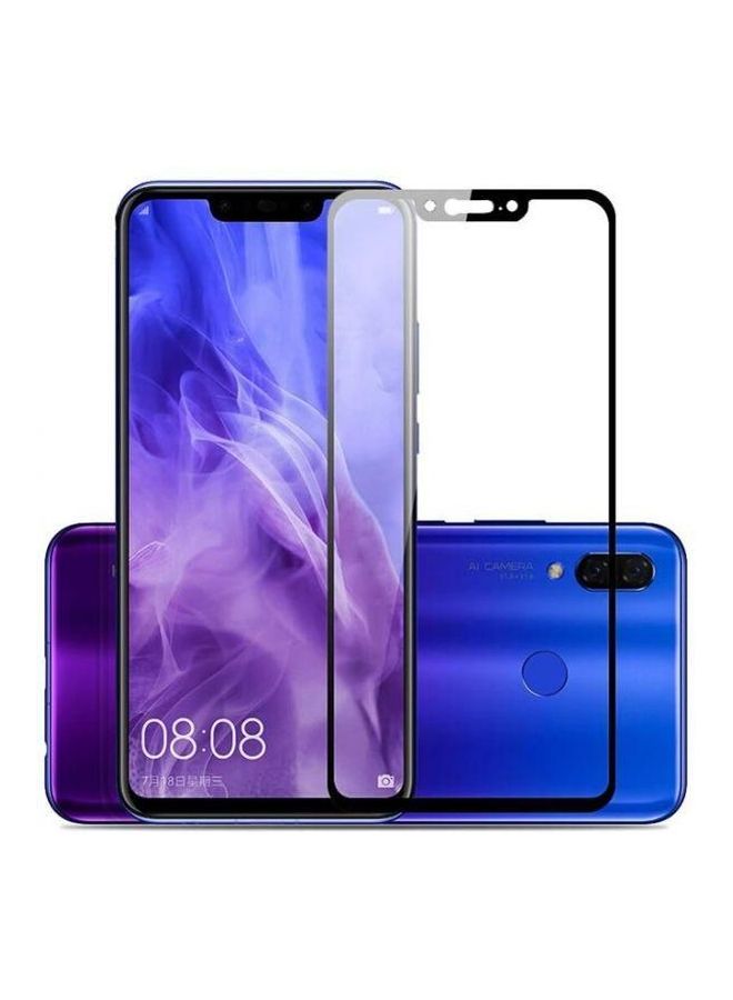 Muzz Tempered Glass Screen Protector For Huawei Nova 3I Clear/Black