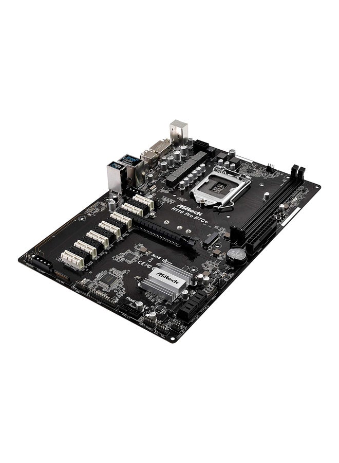 ASRock - H110 Pro Btc+ Motherboard With 13 Pcie Gpu Support - Image 1