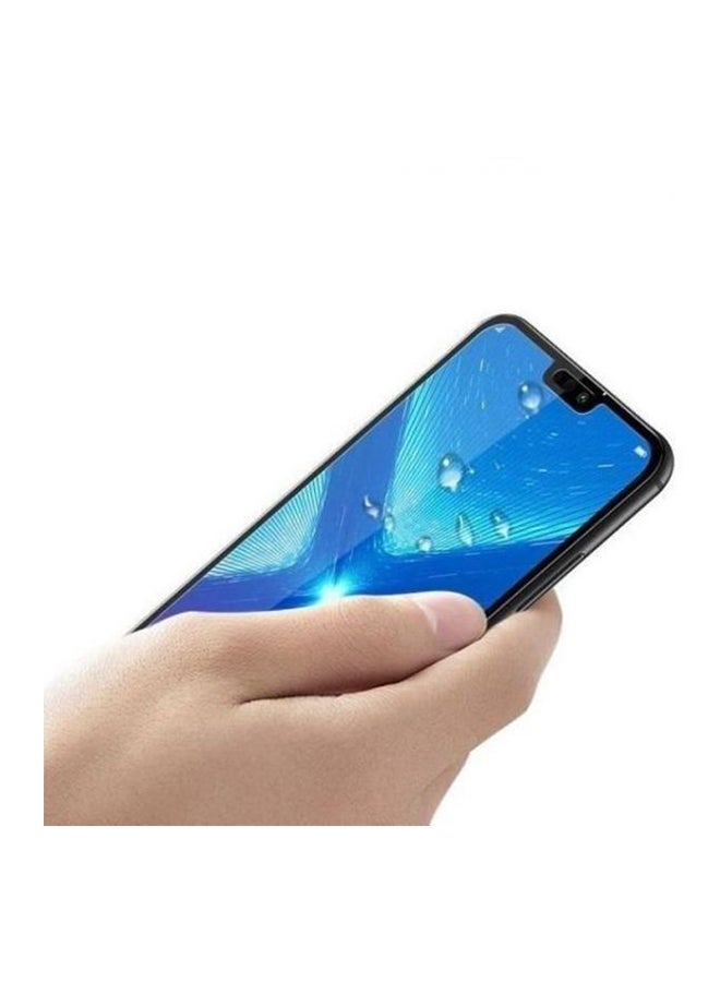 Muzz 5D Tempered Glass Screen Protector For Huawei Y9 Black/Clear - Image 2