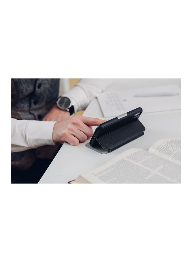 Moshi Protective Flip Cover For Apple iPhone X Metro Black - Image 4