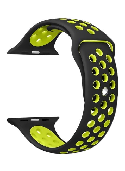 Replacement Band For Apple Watch Series 1/2/3/4 44mm Black/Green