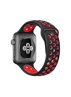Replacement Band For Apple Watch All Series Compatible with 49mm/45mm/44mm/42mm Red/Black