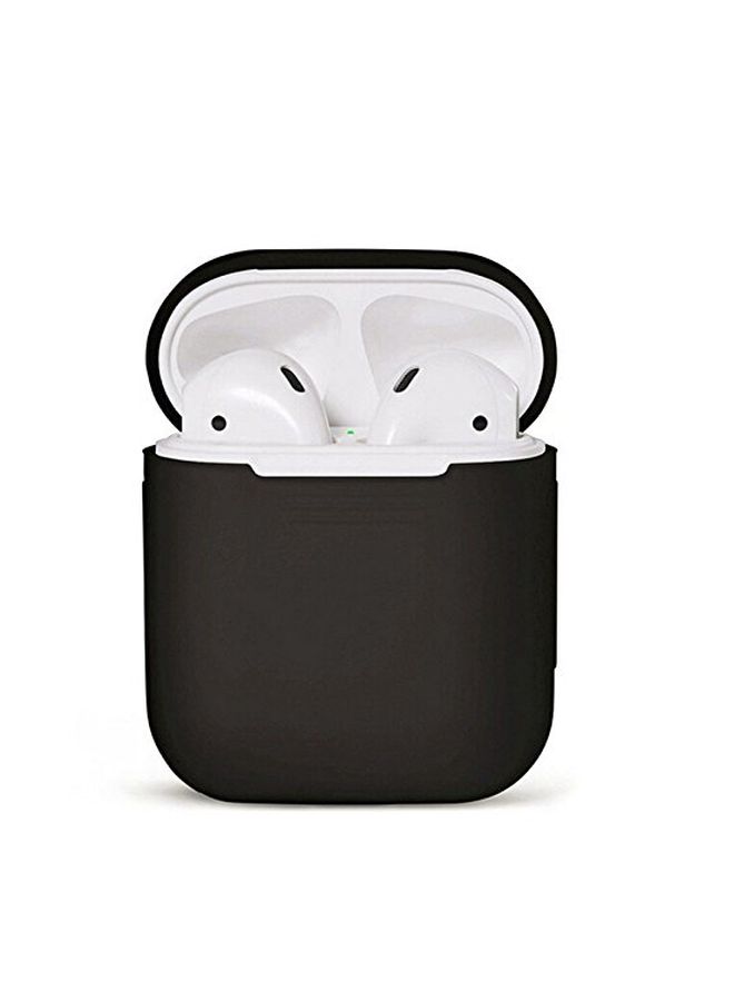 Protective Case Cover For Apple AirPods Black - Image 3