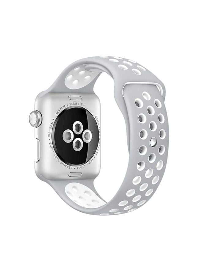 Replacement Band For Apple Watch 42mm Grey - v1554290111/N22883636A_1