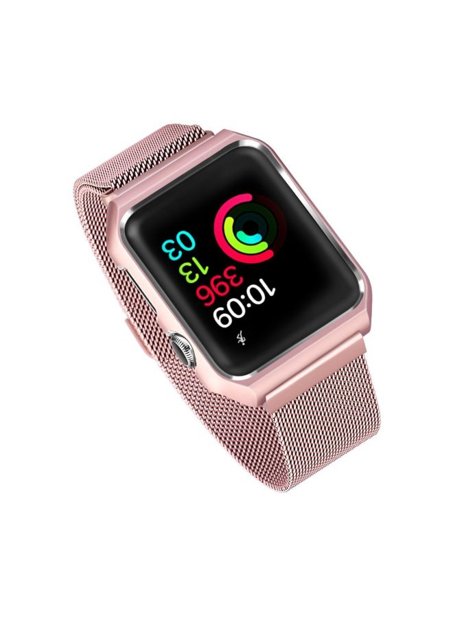 Replacement Band For Apple Watch 42mm Rose Gold - Image 2