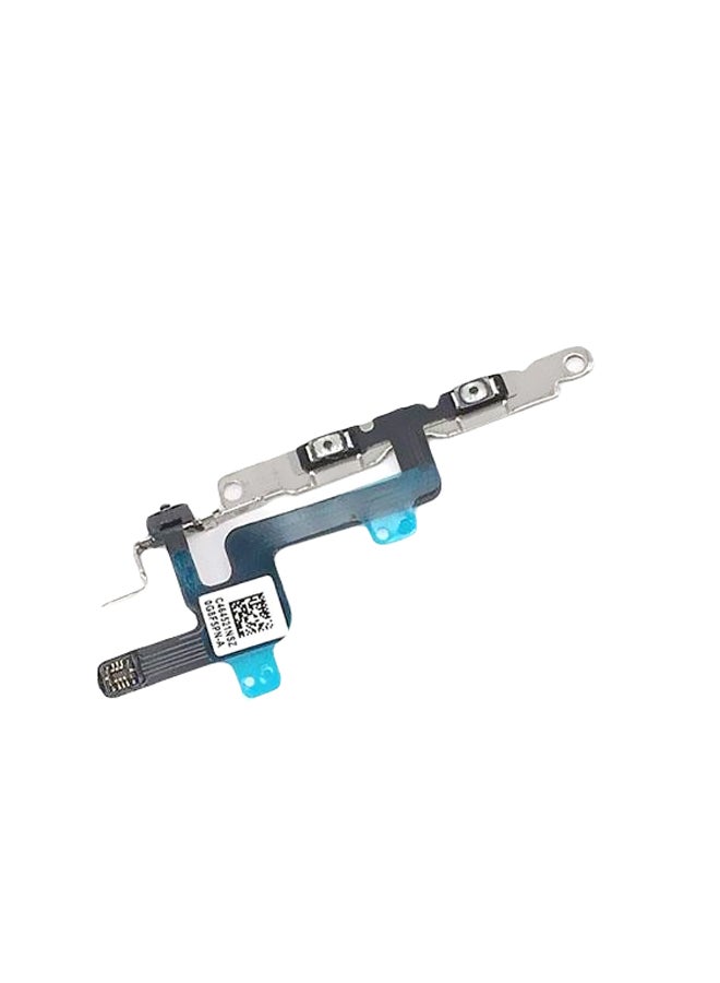 أتينو كابل فليكس مع زر تحكم بمستوى الصوت مع مسند لهاتف أبل آيفون 6 أسود/ فضي/ أزرق