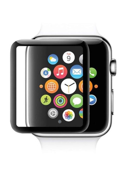 Curve Edge Screen Protector For Apple Watch Series 4 40mm Black/Clear