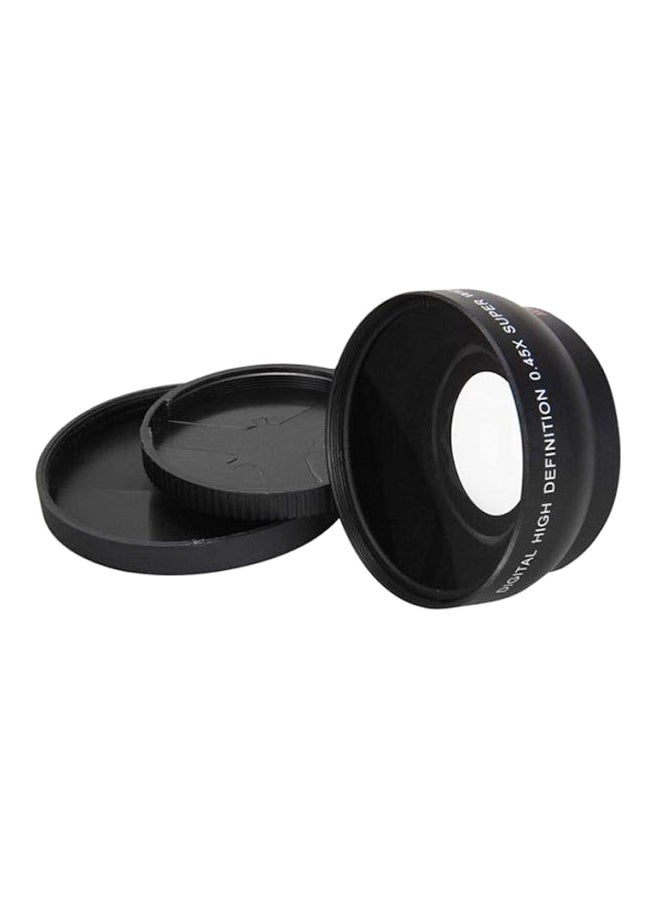 HD Wide Angle Macro Lens For Dslr Camera Black  - Image 3