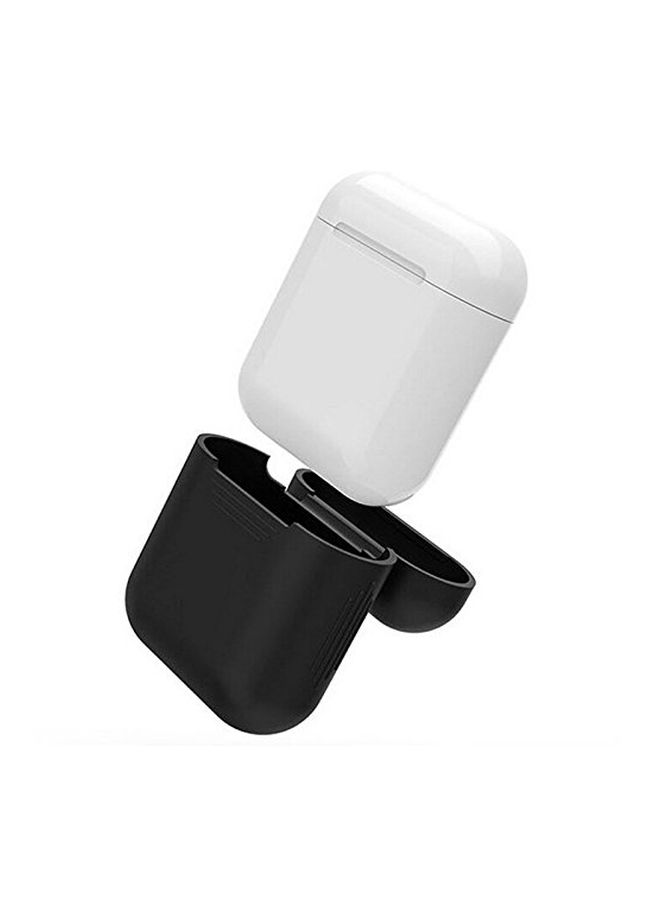 Protective Case Cover For Apple AirPods Black - Image 2