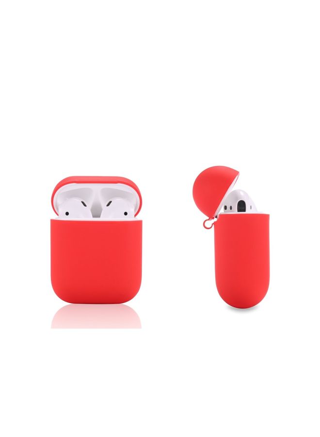 Protective Case Cover For Apple AirPods Red - Image 2
