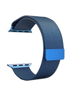 Replacement Stainless Steel Band For Apple Watch Series 4 44mm Blue