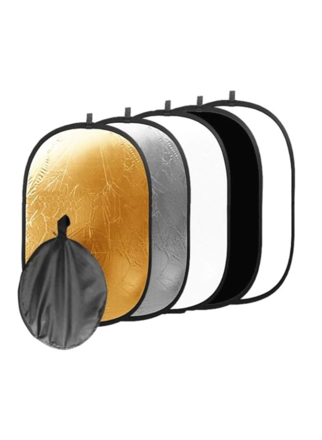 5-In-1 Collapsible Circular Reflector 32inch Multicolour  - Image 1