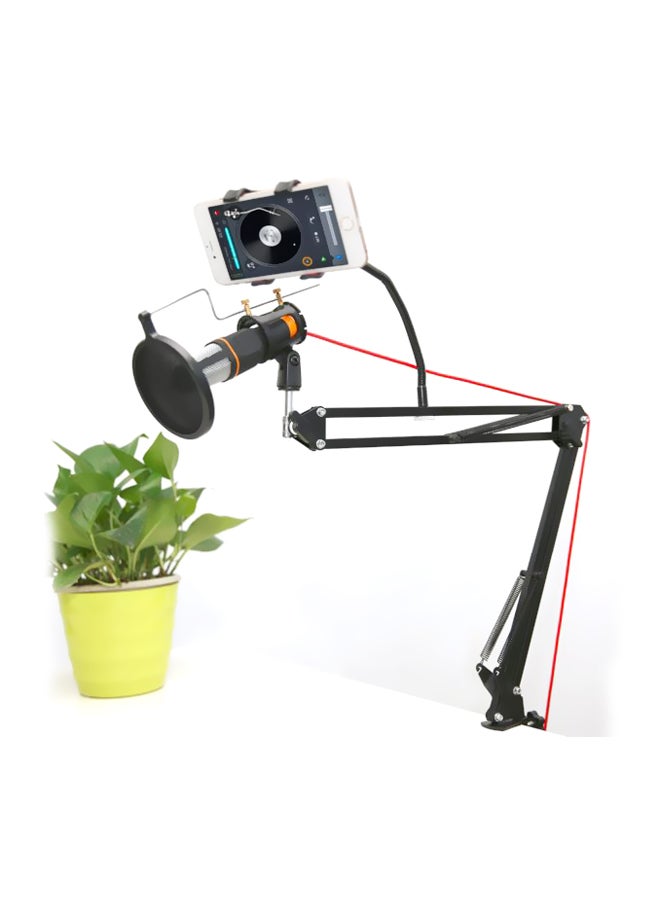 Adjustable Recording Suspension Microphone Black  - Image 2