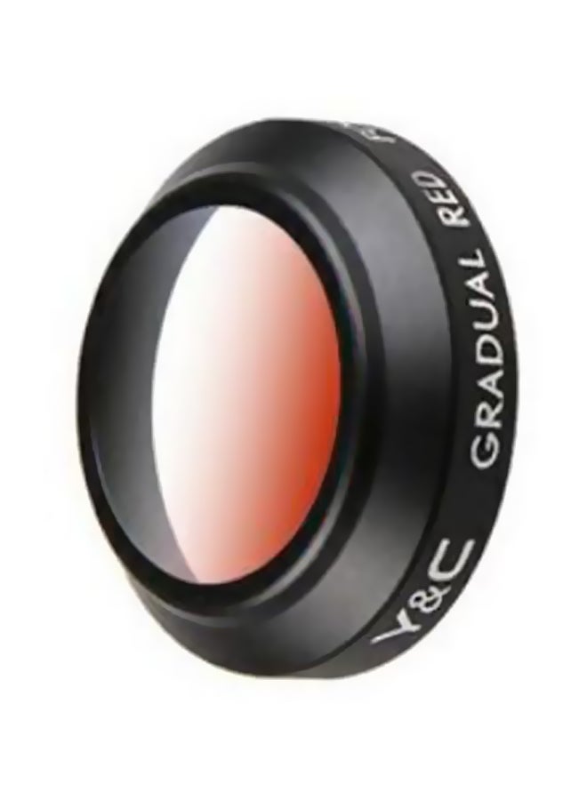 Generic Fisheye Lens Filter For DJI Mavic Pro Drone Red/Black 