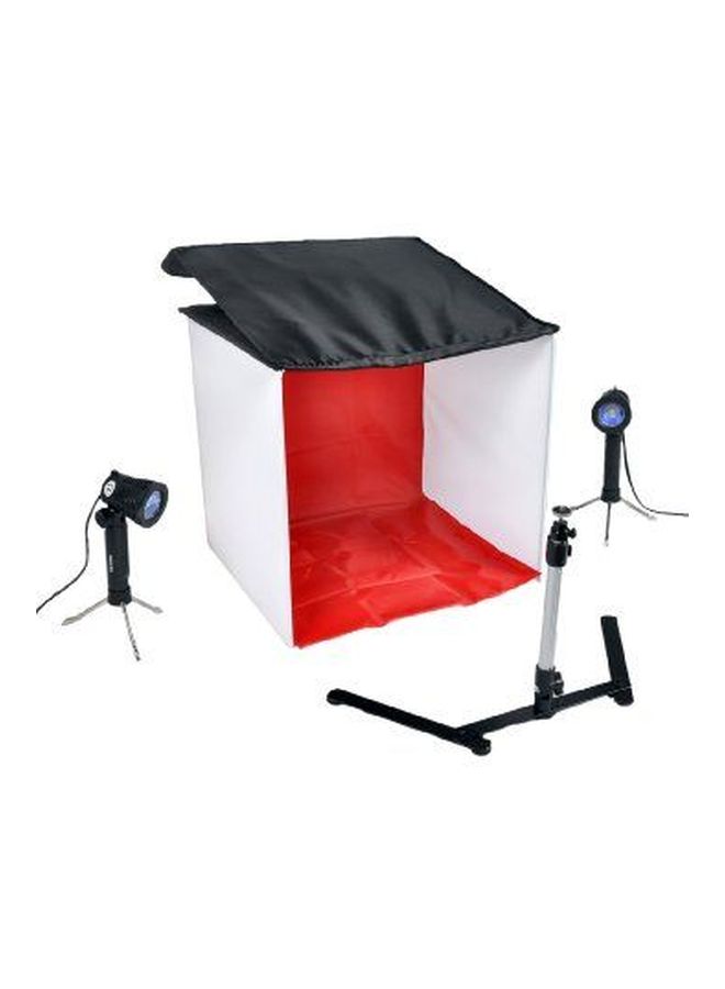 صندوق تصوير مكعب محمول أسود/ أبيض - Image 2