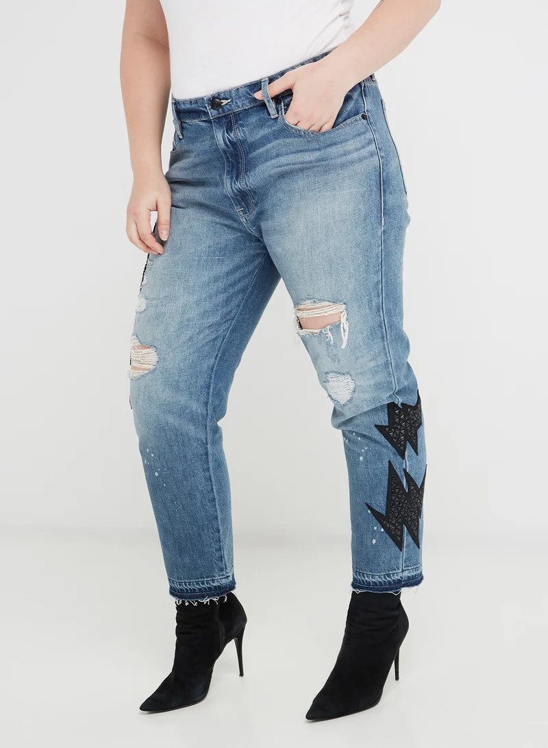 Juicy Couture Straight Fit Jeans Blue