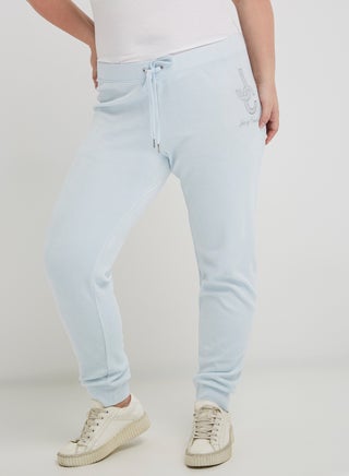Solid Sweatpants Light Blue