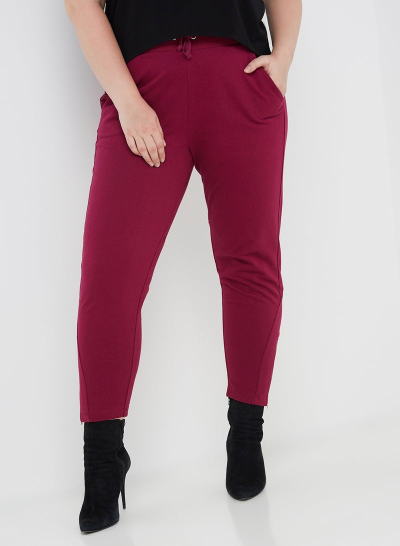 Juicy Couture - Solid Sweatpants Purple - Image 1