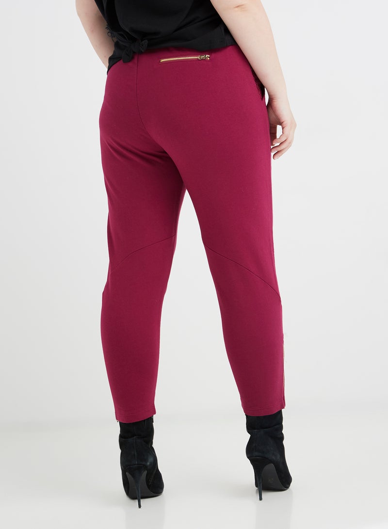 Juicy Couture - Solid Sweatpants Purple - Image 1