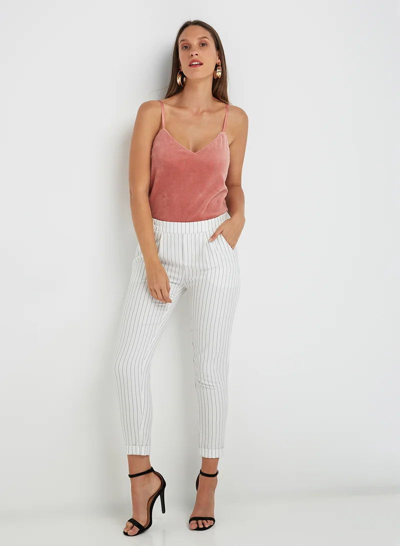 Juicy Couture V Neck Straps Camisole Pink