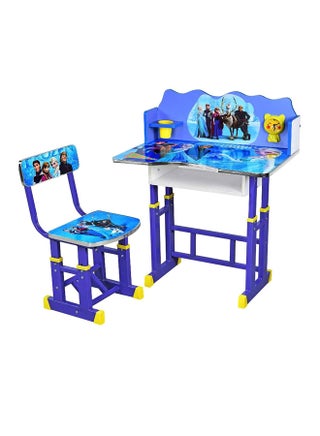 Frozen School Table And Chair Set Blue - v1554297382/N21495605A_1