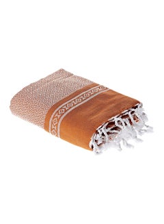 Ecocotton Dimi Peshtamal Towel Orange 100x180cm 
