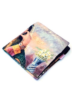 Alwan Ottoman Lady Print Cushion Cover Multicolour 40x40cm  - Image 2