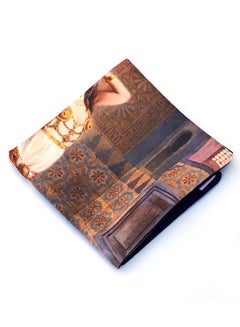 Alwan Ottoman Lady Print Cushion Cover Multicolour 40x40cm  - Image 2