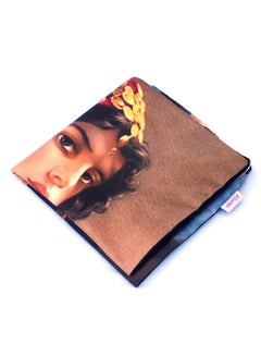Alwan Ottoman Lady Print Cushion Cover Multicolour 40x40cm  - Image 2