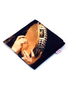 Alwan Ottoman Lady Print Cushion Cover Multicolour 40x40cm  - Image 2