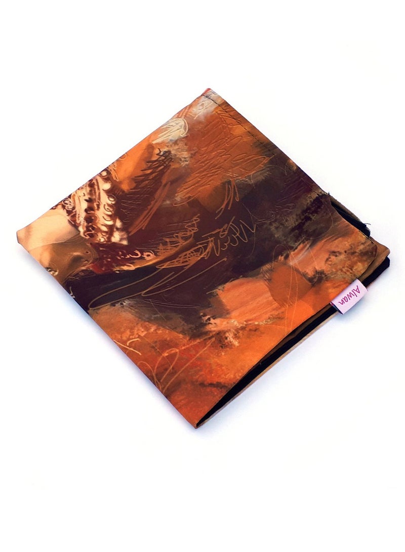 Alwan Belly Dancer Print Cushion Cover Multicolour 40x40cm - Image 2