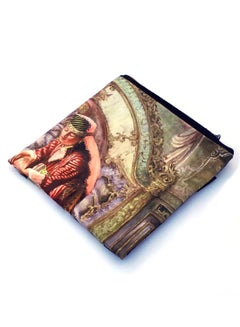 Alwan Two Ottoman Lady Print Cushion Cover Multicolour 40x40cm  - Image 2