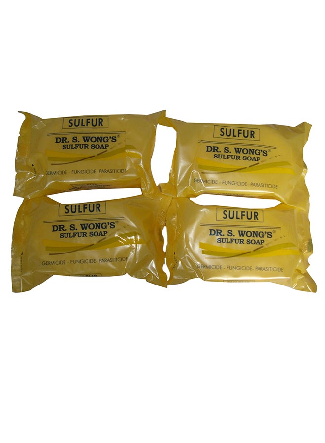 Dr. S. Wong's - Set Of 2 Sulfur Soap Yellow 135grams - Image 1