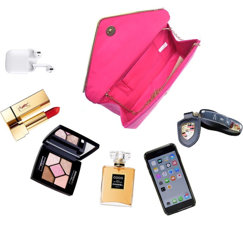 حقيبة يد صغيرة مناسبة للحفلات أزرق - Image 3