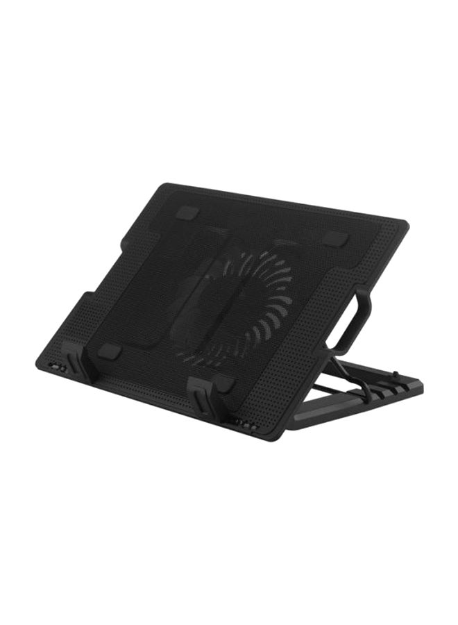 Generic Adjustable Laptop Cooling Stand Black  - Image 1