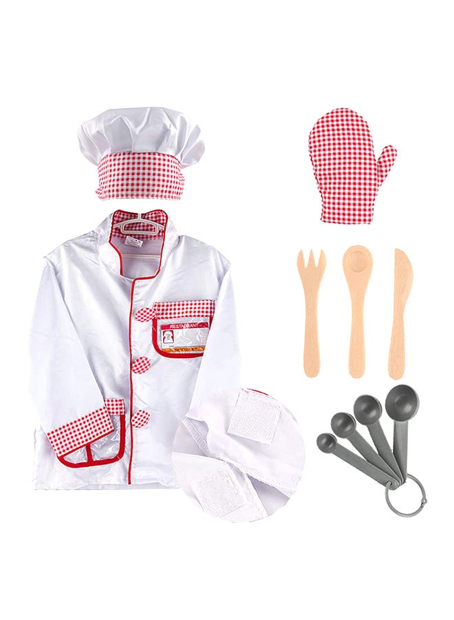 iPlay, iLearn Fire Chief Costume Halloween Fireman Dress Up Set 