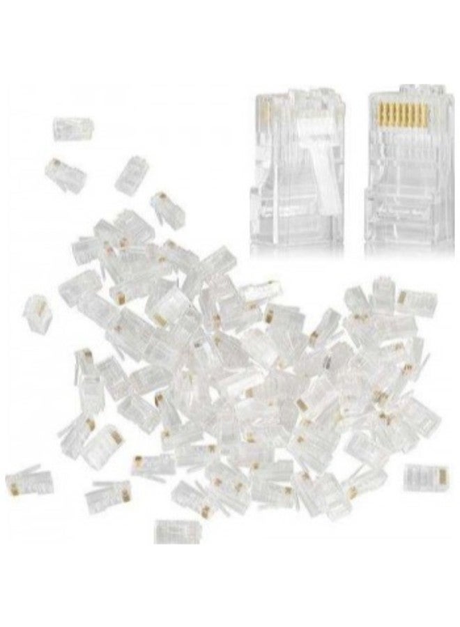 Genuine - RJ45 Cat 6 Modular Plug Connector Grey - Image 1