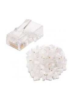 RJ45 Cat 6 Modular Plug Connector Grey