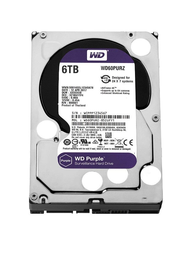 دبليو دي - محرك أقراص صلبة سيرفيلانس 6.0 TB - Image 1