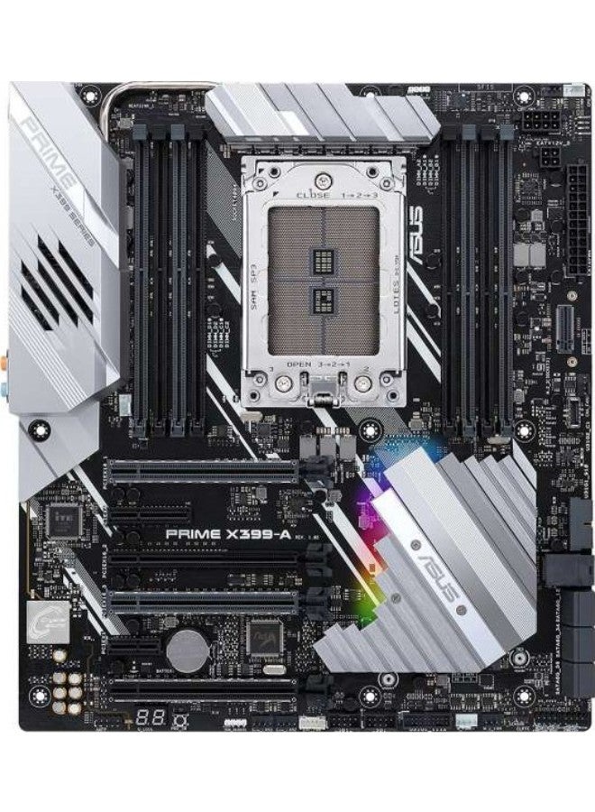 ASUS - Prime X399-A AMD Socket TR4 EATX Compatible Motherboard Black - Image 1