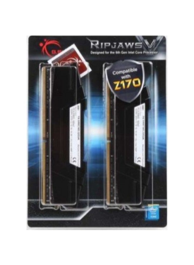 Ripjaws V Series 32 GB (16GB x 2) DDR4 3200MHz C16 1.35 V Memo Black