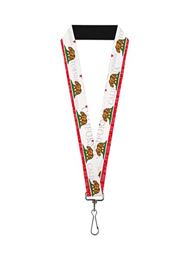 Badge Lanyard White/Gray/Red - v1554361429/N22245330A_1