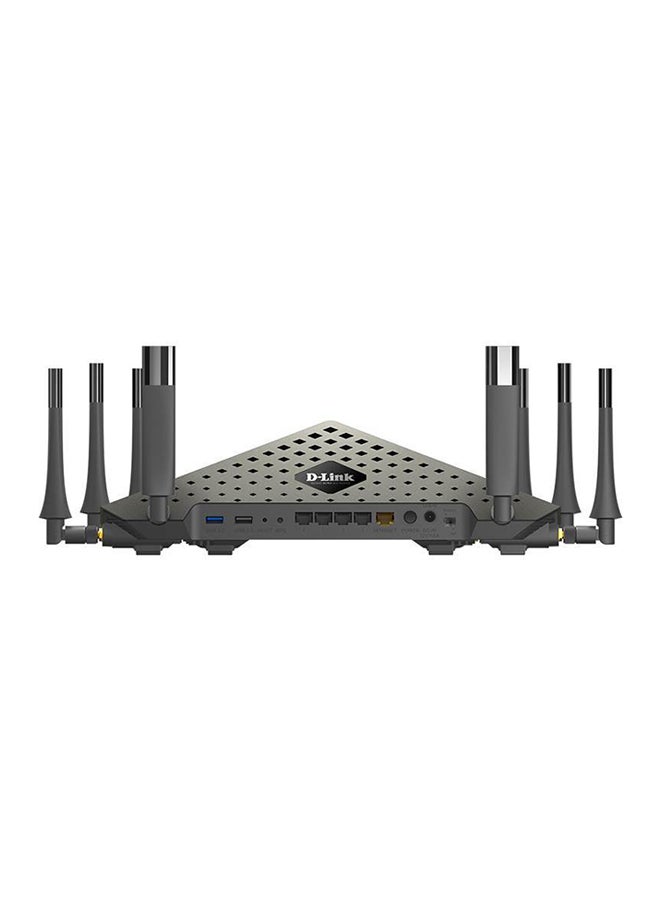 دي لينك - راوتر بث مباشر وألعاب عالي الضوح لا سلكي ألترا AC5300 - DIR-895L (بسرعة 1 x 1000 Mbps بتردد 2.4 جيجاهرتز + سرعة 2 x 2167 ميجابت في الثانية بتردد 5 جيجاهرتز) رمادي - Image 1